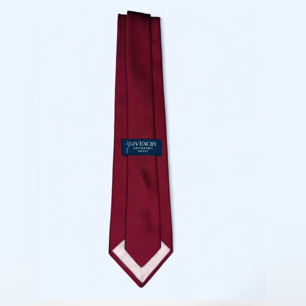 Givenchy Men's Deep Wine Silk Tie
